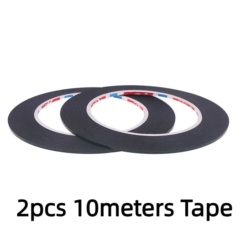 Double-Sided PE Foam Tape for LCD Screens & Frameless Displays Double-Sided Foam Tape Qme
