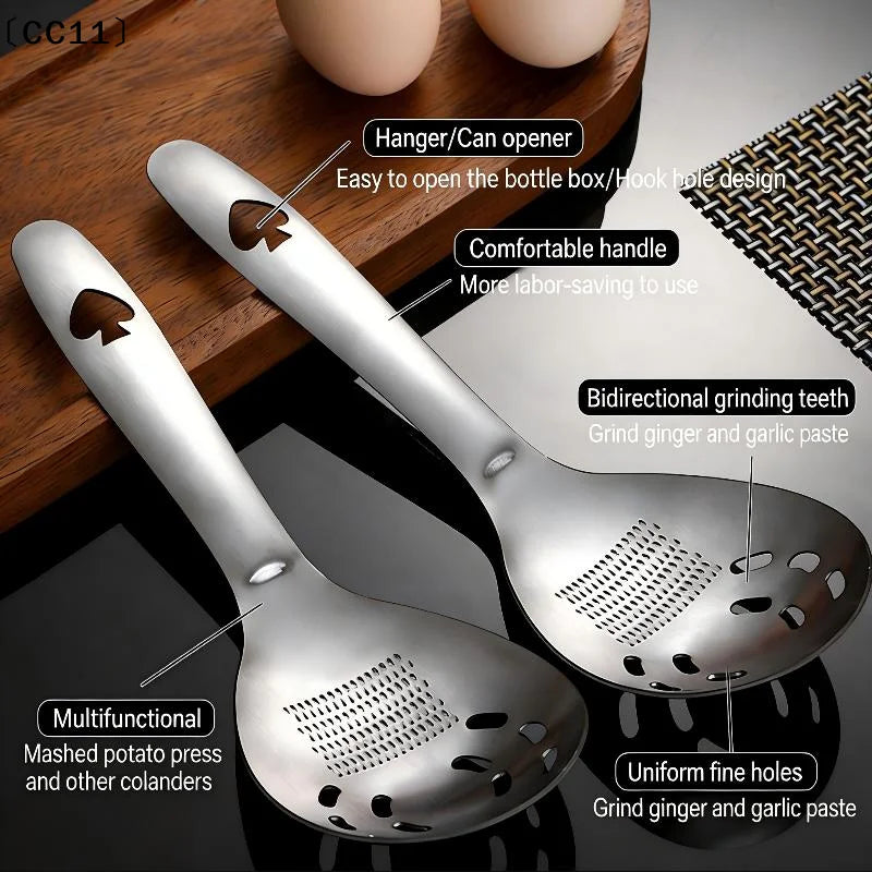3-in-1 Potato Masher, Slotted Spoon & Egg Separator | Qme Kitchen Utensil Set Qme Default Title