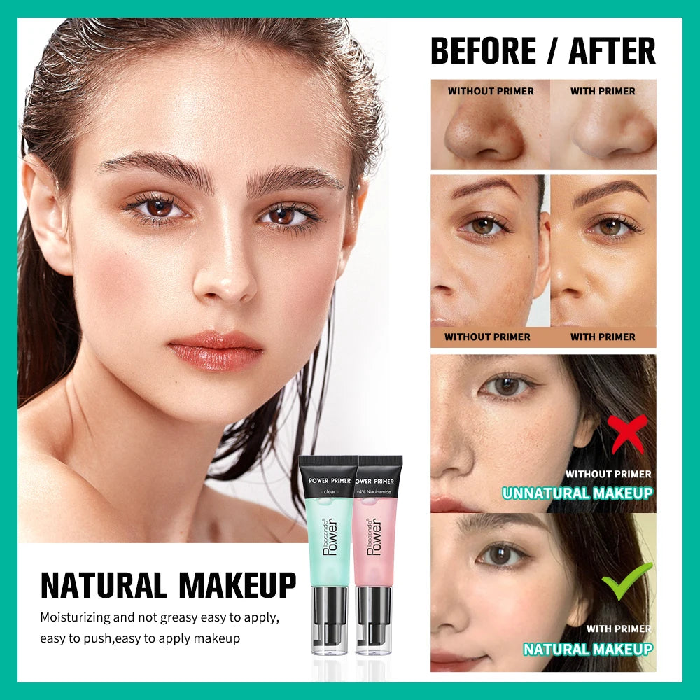 Moisturizing Invisible Pore Primer Gel 24ml – Makeup Base Makeup Primer Qst