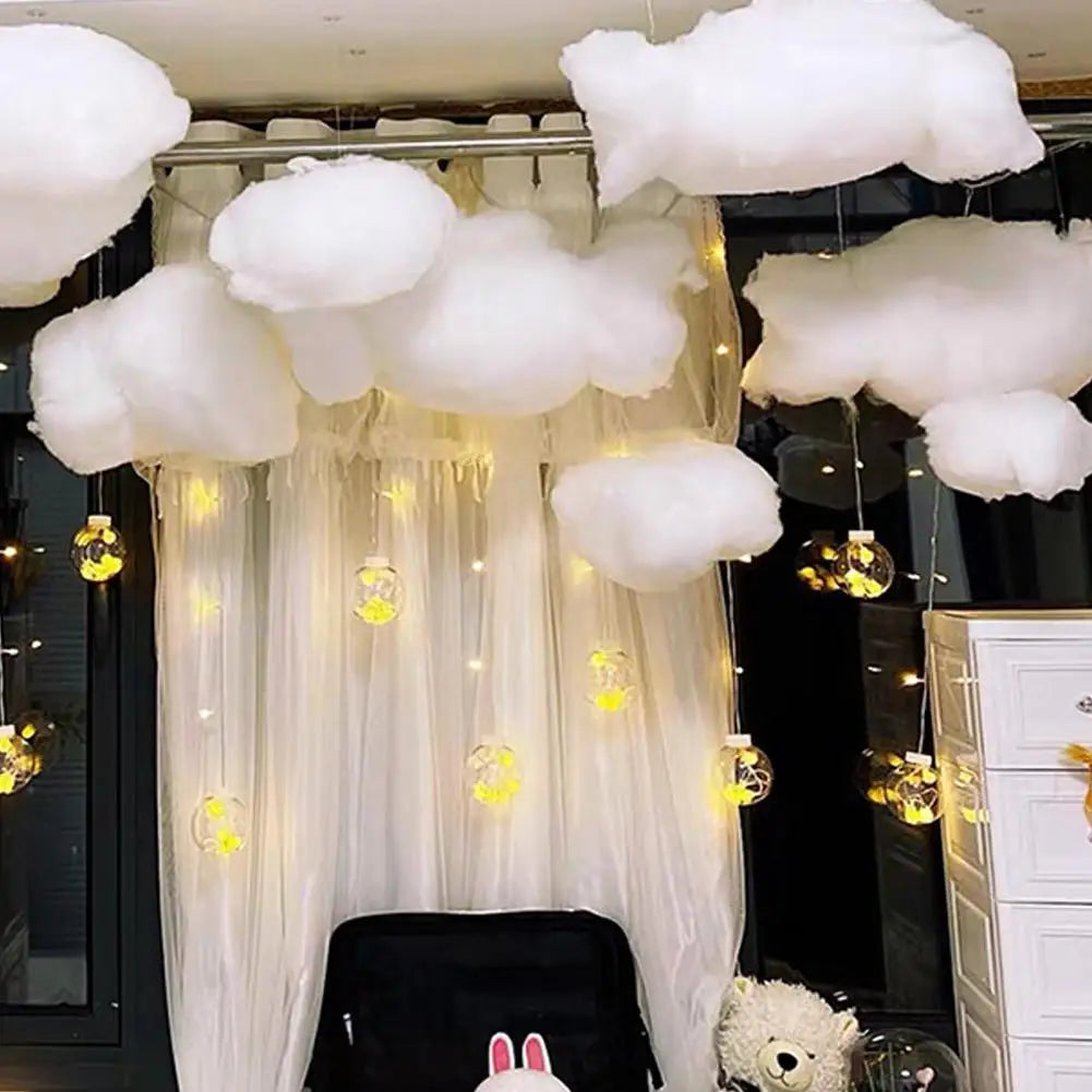 Artificial White Cloud Wedding Backdrop Decor Props Wedding Backdrop Prop Qme
