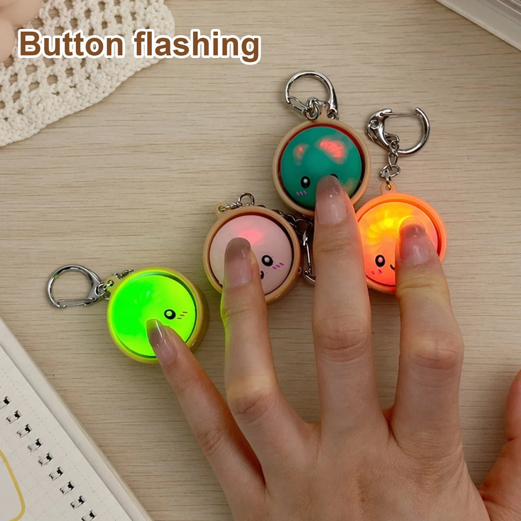 3D Printed Dumpling Keyboard Keychain Fidget Clicker Toy Fidget Keychain Toy Qme
