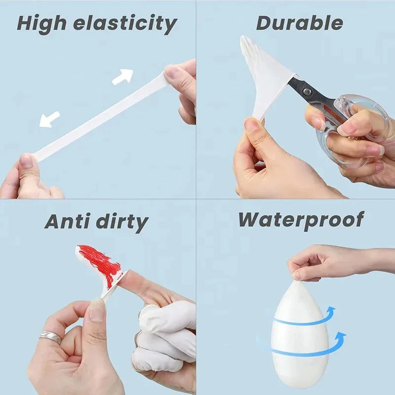 Sterile Disposable Finger Cots 2 Bags – Single-Head Design Disposable Finger Cots Qme
