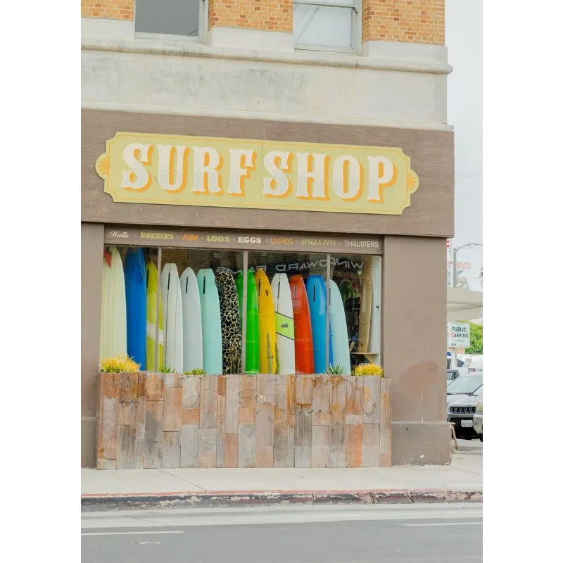 Surfing Beach Canvas Wall Art – Ocean Waves Summer Poster Canvas Wall Art Qst
