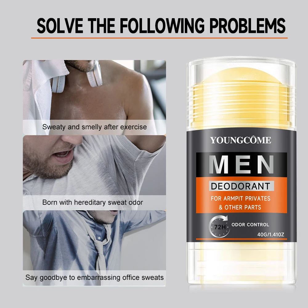 YOUNGCOME Men's Antiperspirant Deodorant Cream – Underarm Care Men's Deodorant Cream Qst