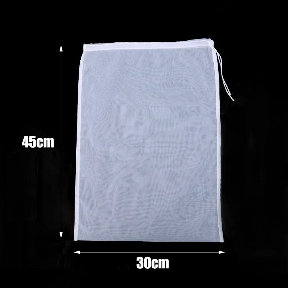 Reusable Nylon Mesh Filter Bags – Soy Milk, Nut, Tea & Coffee Mesh Filter Bag Qme 30x45cm 3PCS