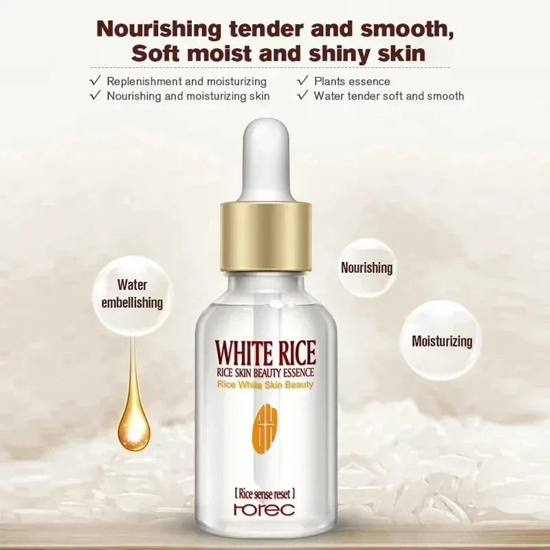 YOUNGCOME White Rice Face Essence – Brightening Serum Brightening Face Serum Qst