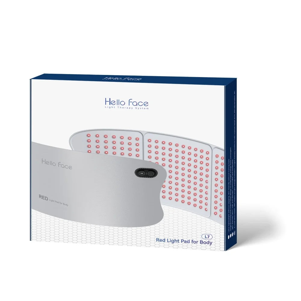 Hello Face L7 792 LED Red Infrared Light Therapy Pad 660nm 850nm Red Light Therapy Pad Qst