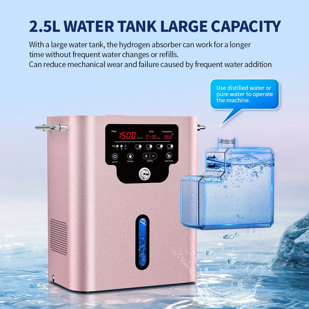 Suyzeko H2 Molecular Hydrogen Inhalation Machine 150–3600ml Hydrogen Inhalation Machine Qst