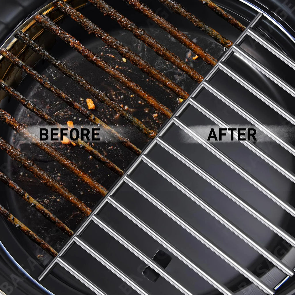 Stainless Steel BBQ Grill Cleaning Brush & Scraper Tool BBQ Grill Brush Qme