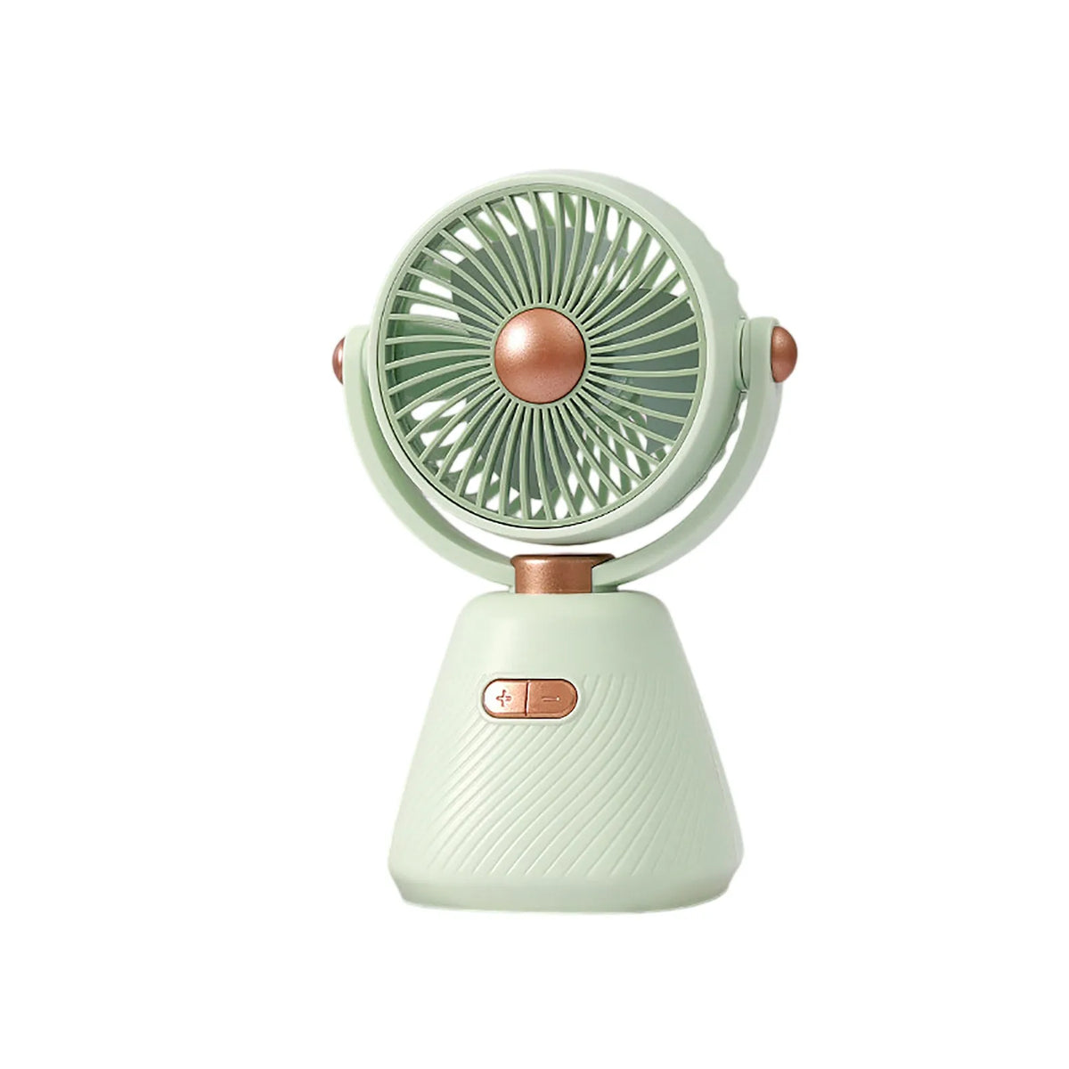 USB Rechargeable Quiet Mini Table Fan – Desk, Classroom & Office Portable Desk Fan Qme Green One Size