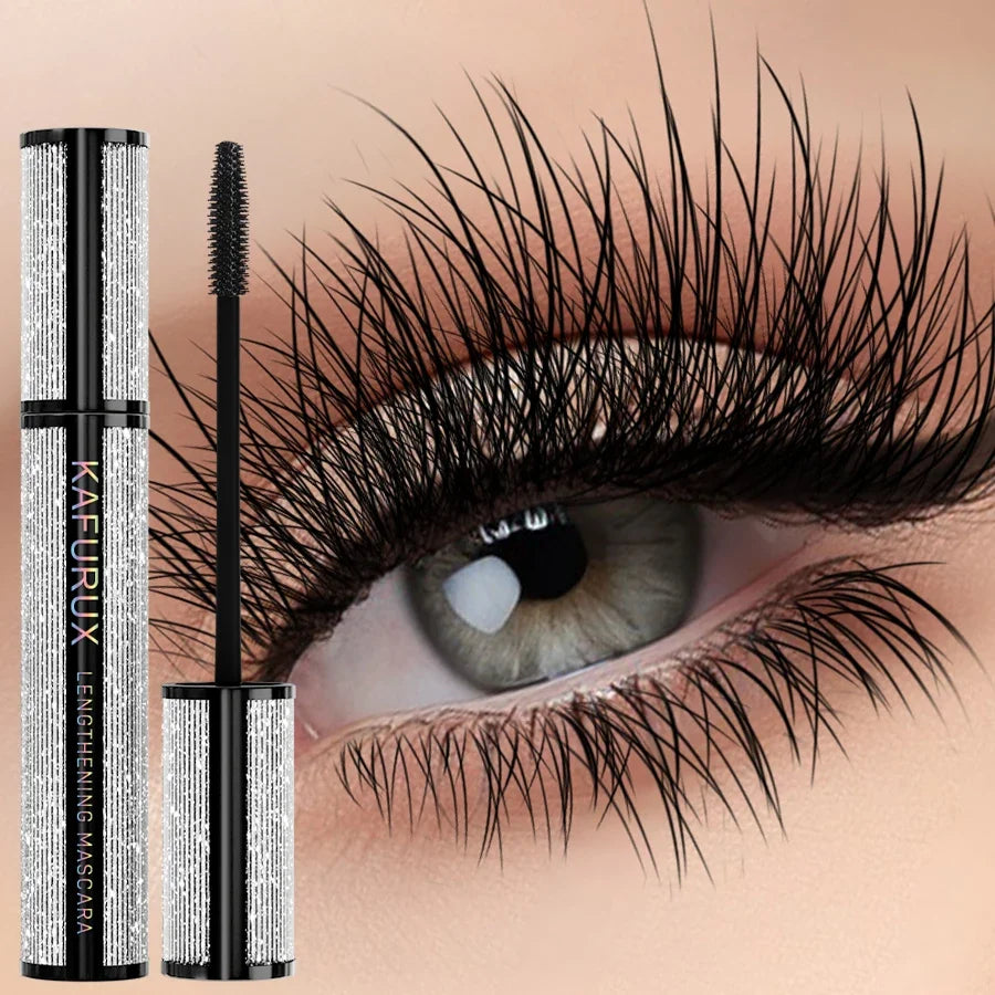 5D Black Lengthening Mascara – Volumizing Lash Extension Brush Lengthening Mascara Qme