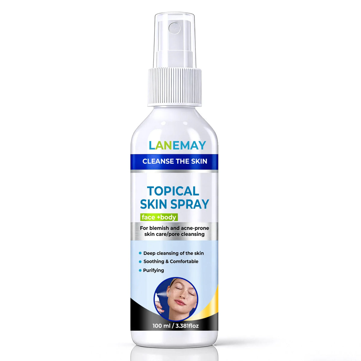 Lanemay Salicylic Acid & Panthenol Clarifying Skin Spray Clarifying Skin Spray Qst WHITE 100ml