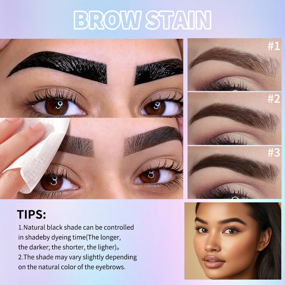 Lakerain Smudge-Proof Eyebrow Coloring Pen – Waterproof Eyebrow Makeup Pen Qst