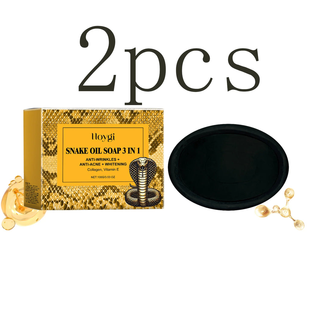 Hoygi Snake Oil Facial Cleansing Soap – Oil Control & Smooth Skin Facial Cleansing Soap Qst 200g
