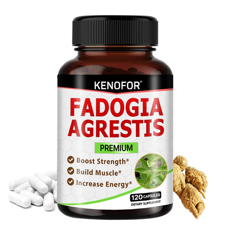 Fadogia Agrestis 800mg – Maca, Ashwagandha & Tribulus Capsules Herbal Supplement Capsules Qst