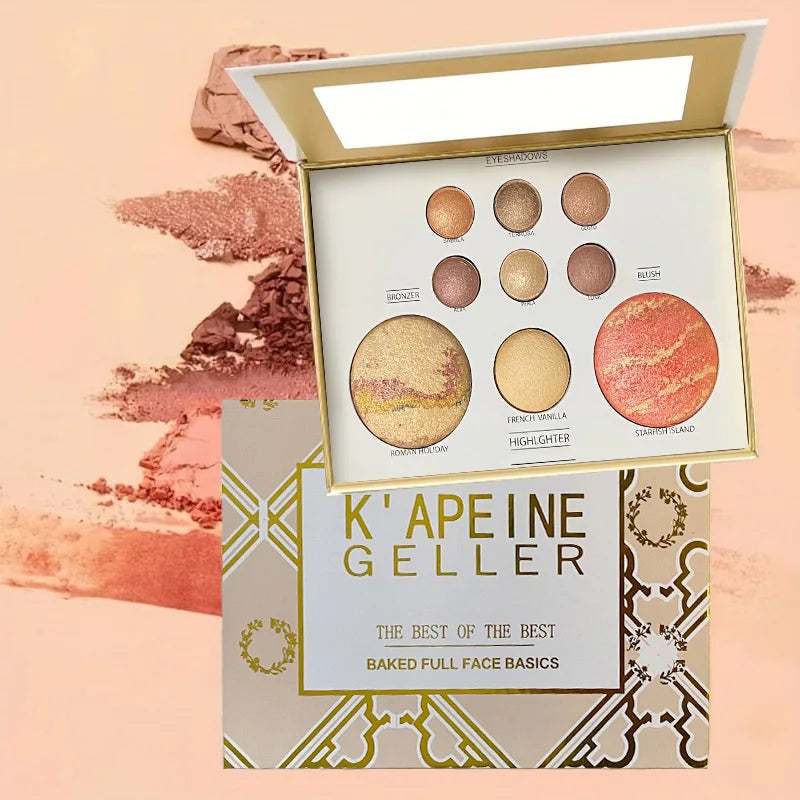 All-in-One Makeup Palette – Eyeshadow, Contour, Blush & Highlight All-in-One Makeup Palette Qme