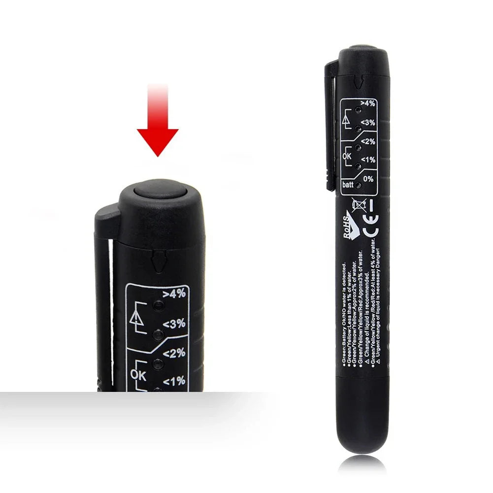 Car Brake Fluid Tester Pen – 5 LED Diagnostic Tool Brake Fluid Tester Qme