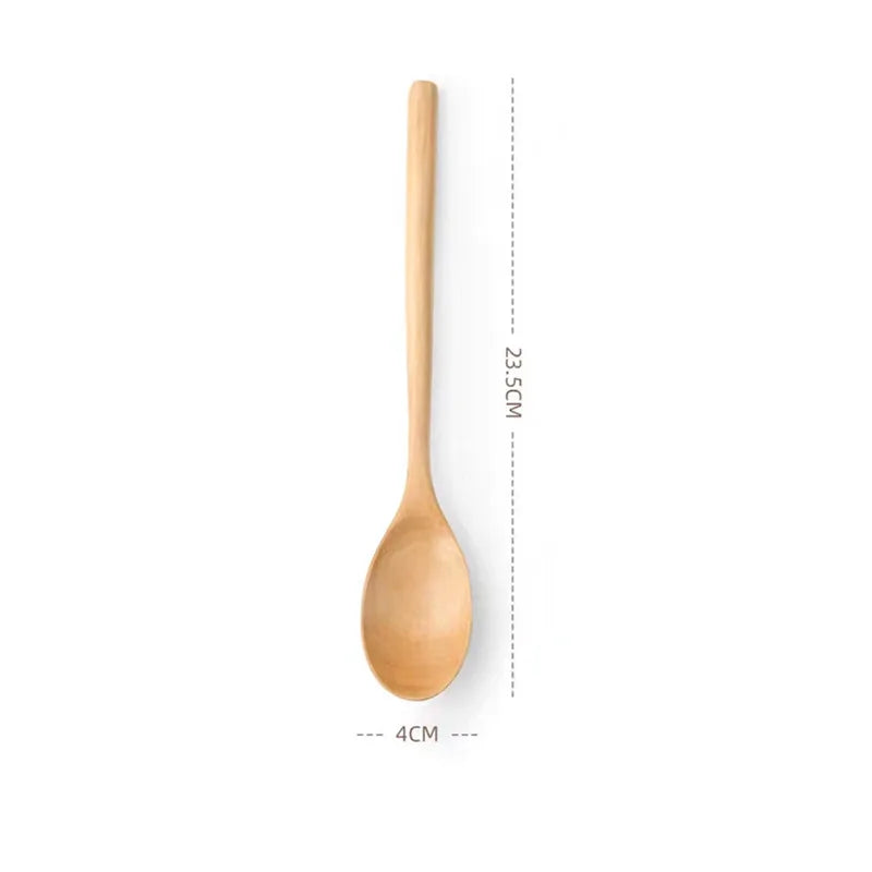 Wooden Cooking Spoon – Kitchen Utensil for Soup, Tea & Coffee Wooden Cooking Spoon Qme Camel
