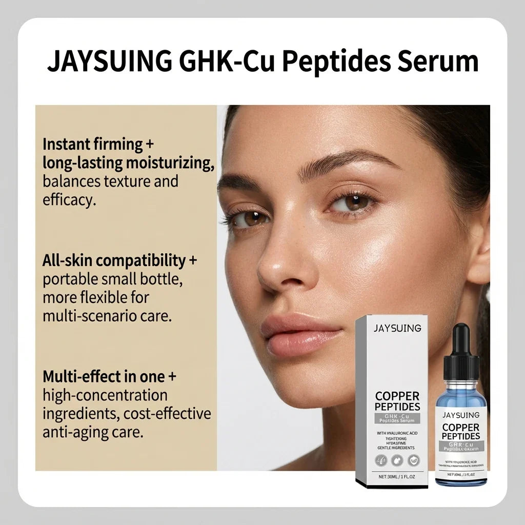 Copper Peptide Face Serum – Hydrating & Firming | Qme Copper Peptide Serum Qme