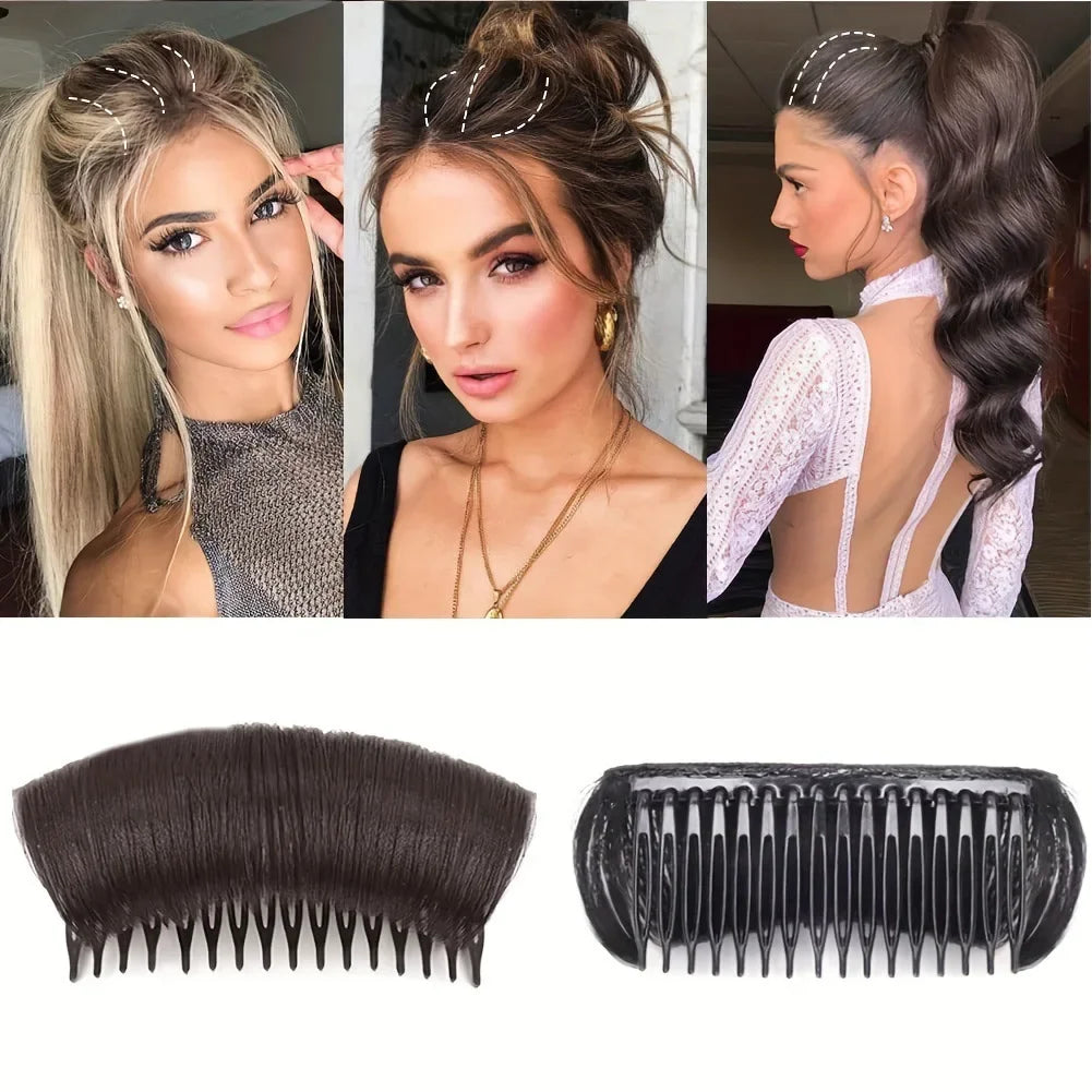 Volumizing Wig Cushion Fiber Insert Comb – Invisible Hair Pad Hair Volumizing Insert Qme