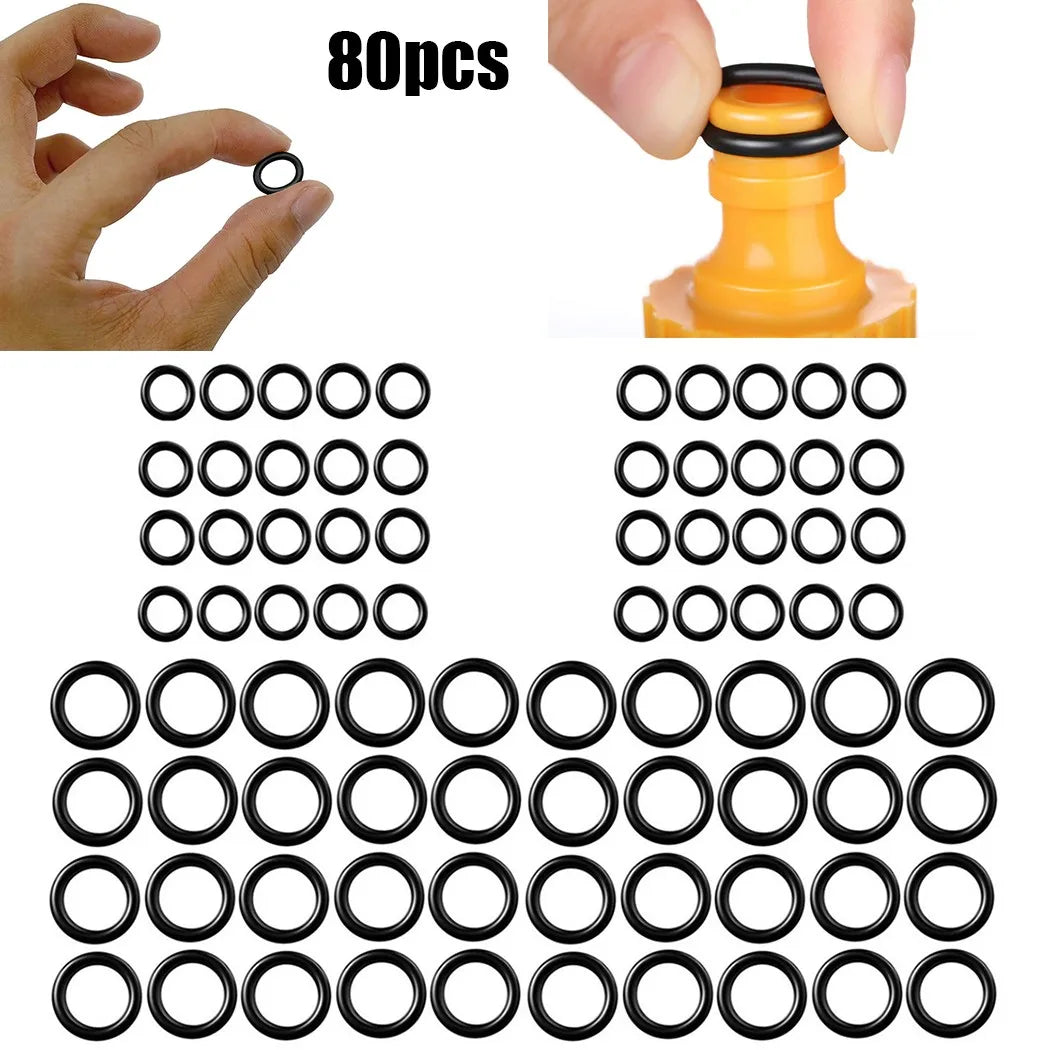 M22 Pressure Washer O-Ring Quick Disconnect Gasket Seal Set Pressure Washer Seal Qme 80pcs G534B