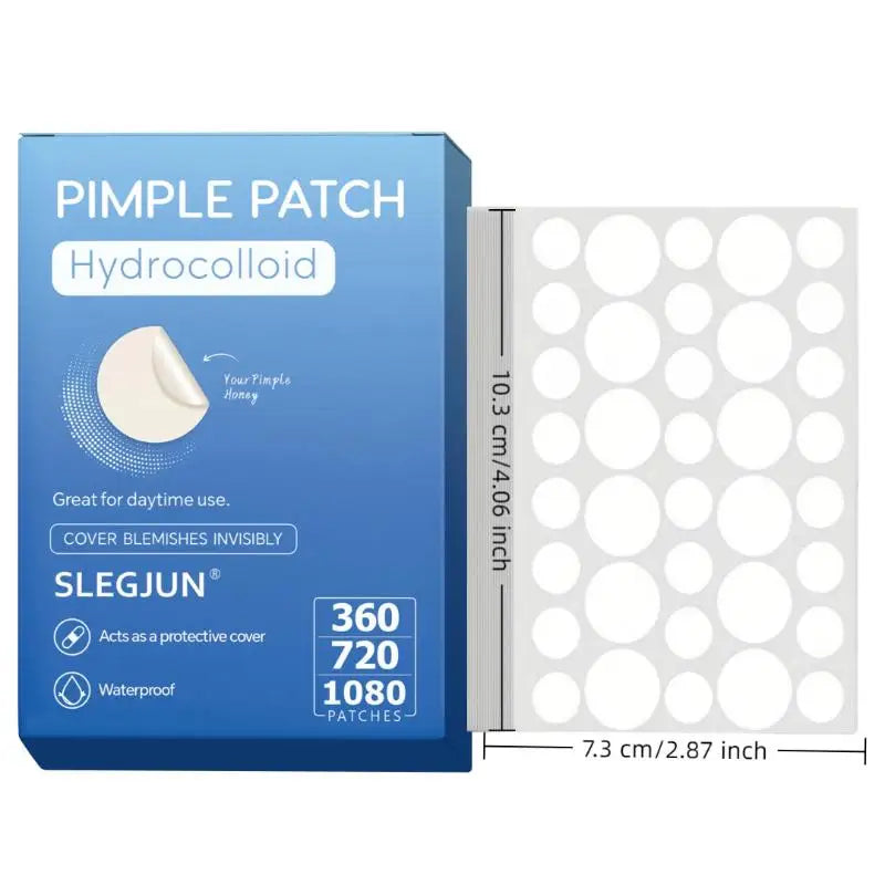 360pcs Hydrocolloid Pimple Patches – Invisible Acne Stickers Pimple Patch Qst