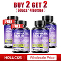 HOLUCKS Lymphatic Health Supplement – Herbal Formula 120ct Herbal Supplement Qst 4 Bottles-60pcs