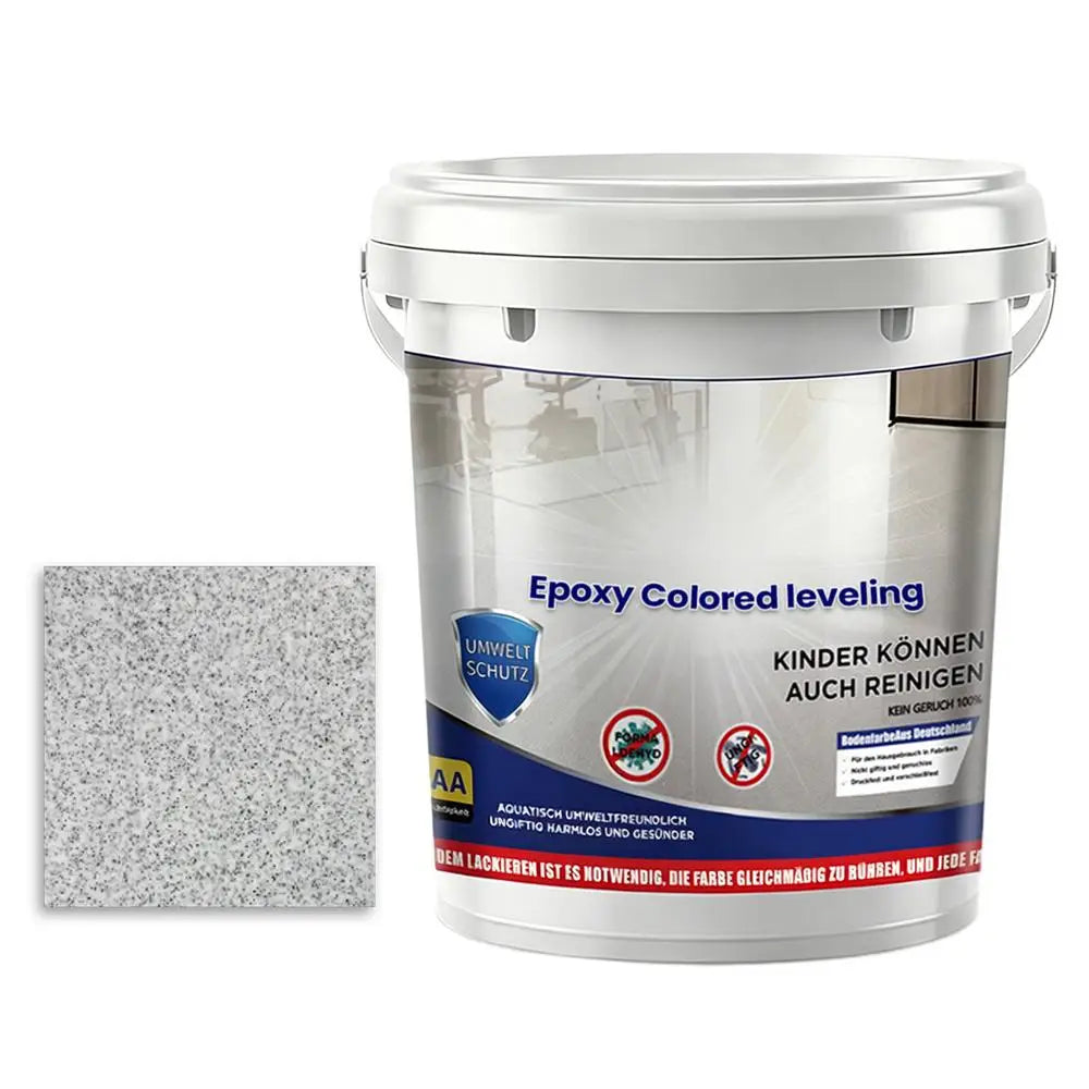 High-Gloss Self-Leveling Garage Floor Paint 500ml | Epoxy Floor Paint Coating Qme A