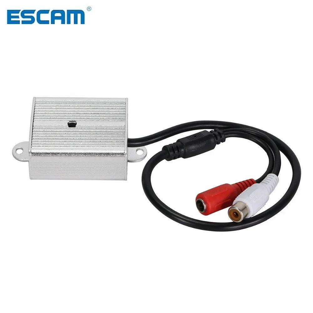 ESCAM Mini Microphone Pickup for Security DVR & CCTV Audio Security Microphone Qme