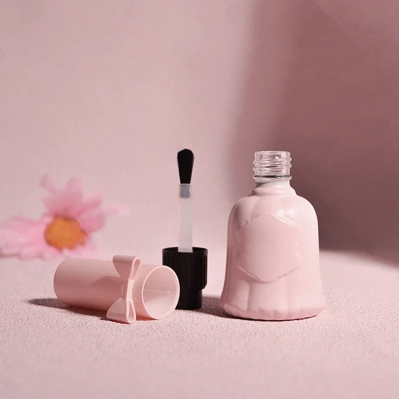 Refillable Glass Nail Polish Bottle & Beauty Oil Container Nail Polish Bottle Qme