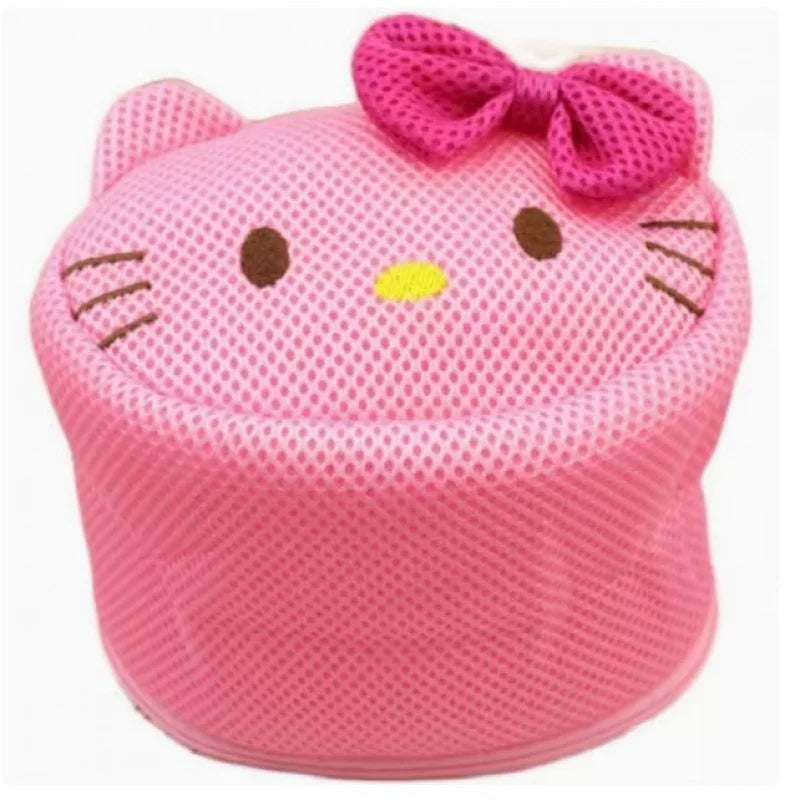 Hello Kitty Mesh Bra Laundry Bag – Lingerie Wash Bag Mesh Laundry Bag Qme