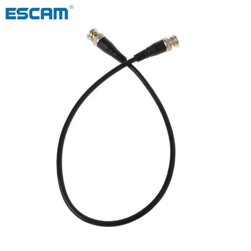 BNC Male Nickel Crimp RG58 Pigtail Adapter Cable 50cm Coaxial Pigtail Adapter Qme 0.5M 10PCS
