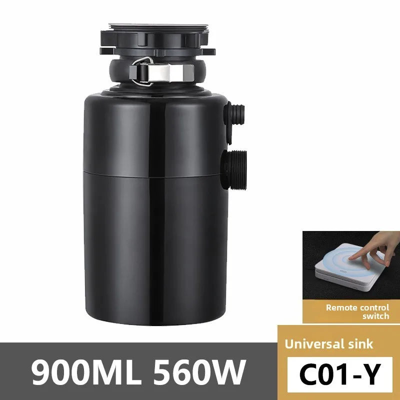Silent Automatic Food Waste Disposer for Kitchen Sink | HAOYUNMA Food Waste Disposer Qst remote control EU