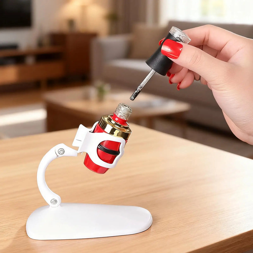 Adjustable Nail Polish Bottle Holder & Display Clip | Qme Nail Polish Holder Qme