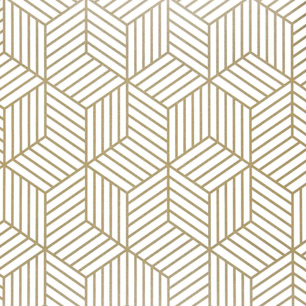 Geometric Hexagon Peel & Stick Wallpaper – Removable Vinyl Peel & Stick Wallpaper Qme