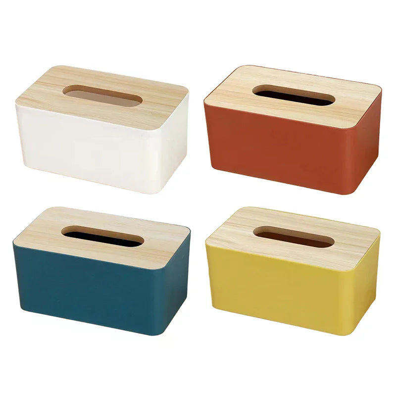 Creative Plastic Tissue Box – Multifunctional Home Storage Tissue Box Organizer Qme