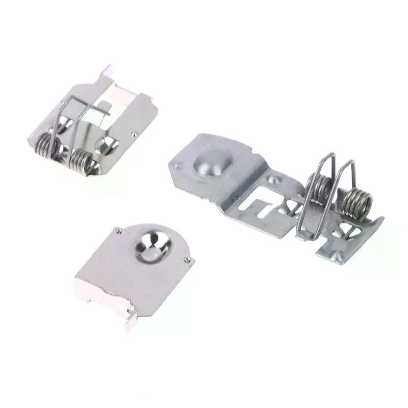 Wii Remote Nunchuck Battery Holder – Durable Metal Replacement Game Controller Part Qme