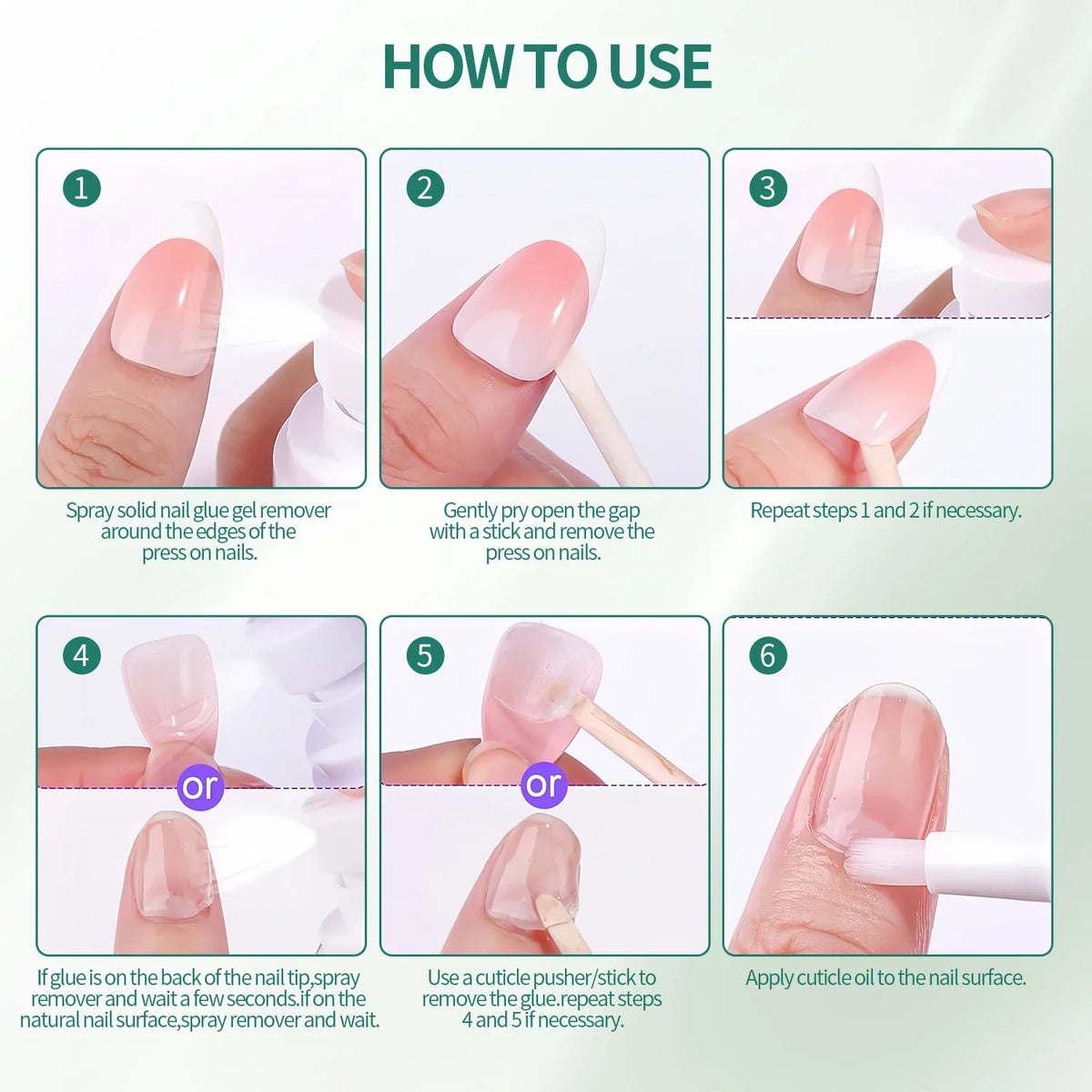Nailpop Nail Remover Spray – Press-On & UV Gel Soak-Off Nail Remover Spray Qme