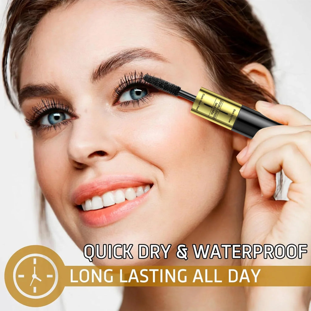 QIC Silk Fiber Waterproof Mascara – Lengthening & Volumizing Silk Fiber Mascara Qme