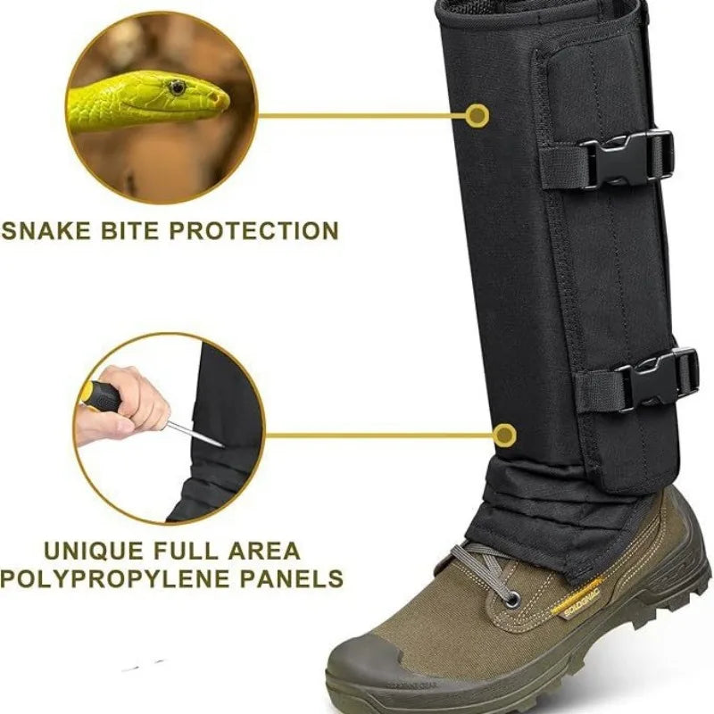 Breathable Snake Guard Leg Covers – Oxford Cloth, Adjustable Outdoor Leg Guards Qme