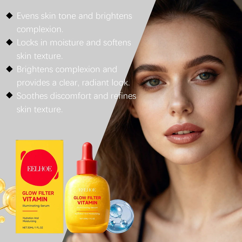Vitamin C Illuminating Serum – Brightening Hydrating Facial Brightening Face Serum Qme