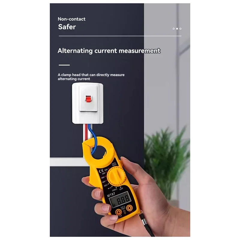 MT87 Digital Clamp Meter – AC/DC Voltage & Current Tester Digital Clamp Meter Qme