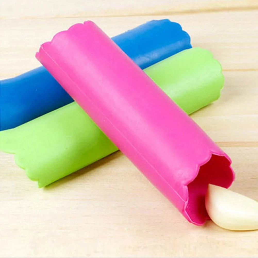 Silicone Garlic Peeler Roller Tube | Easy No-Mess Kitchen Tool Garlic Peeler Tool Qme