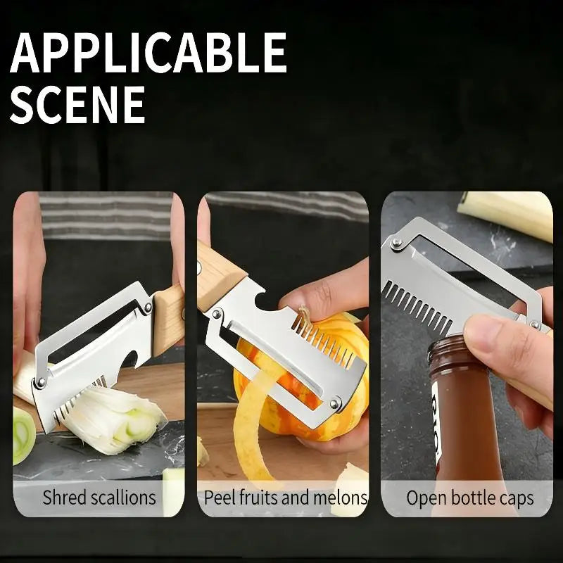 Ultrasharp Stainless Steel Vegetable Peeler – Multifunctional Vegetable Peeler Qme