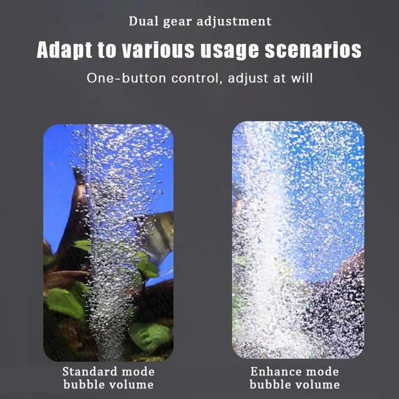 USB Rechargeable Mini Oxygen Aerator Pump – Fishing & Aquarium Fishing Aerator Pump Qme