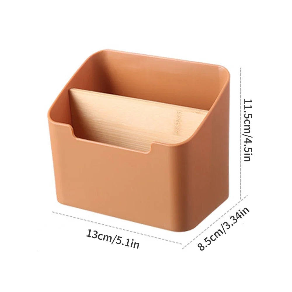 Multi-Function Desktop Remote Control & Storage Organizer Box Desktop Storage Organizer Qme