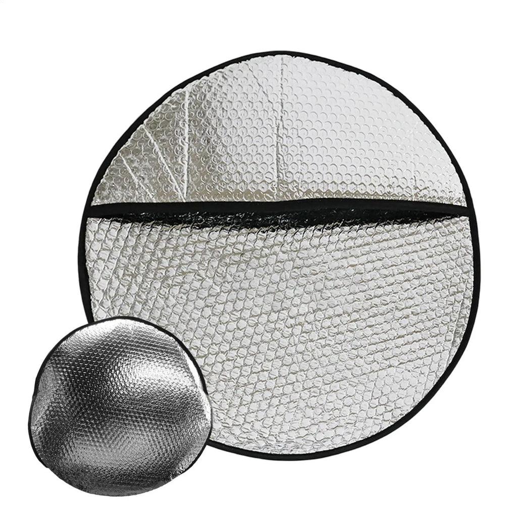 Aluminum Foil Steering Wheel Sun Cover | Reflective Sunshade Steering Wheel Sunshade Qme