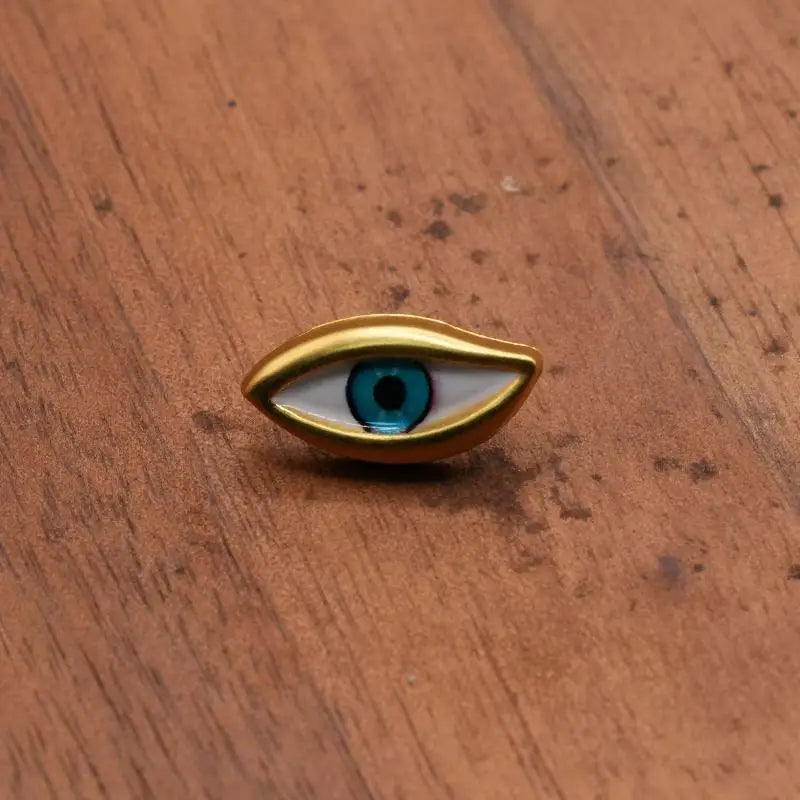 Vintage Metal Decorative Buttons – Eye & Heart DIY Craft