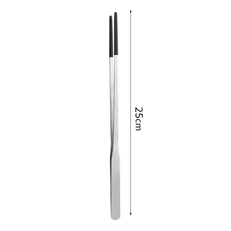 Reptile Feeding Tongs Stainless Steel Rubber Tip Tweezers Pet Feeding Tongs Qst A5