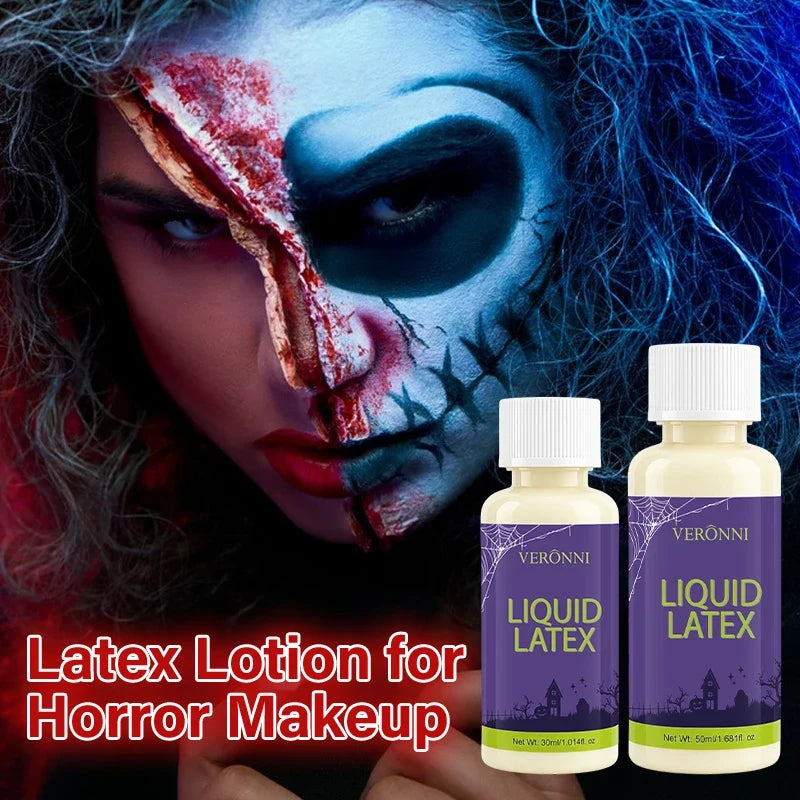 VERONNI Liquid Latex SFX Makeup – Zombie Wound & Scar Effect SFX Makeup Latex Qme